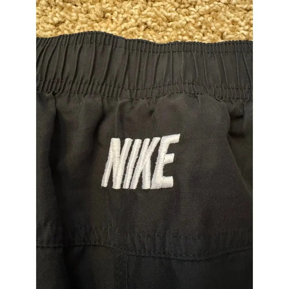 Vintage Nike Made In USA Lightweight Athletic Swim Shorts Mens Size XL Black